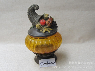 批發樹脂工藝品 鬼節系列南瓜擺飾SH042，德化縣輝達陶瓷店專業供應